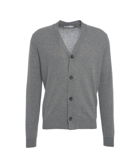 Cardigan with V-neck