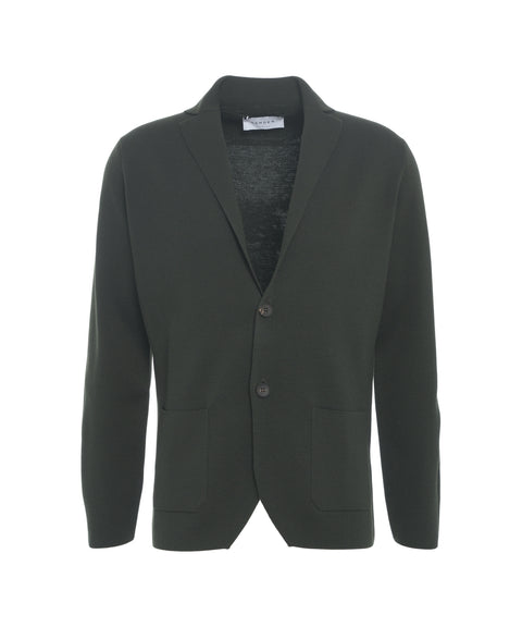 Virgin wool cardigan