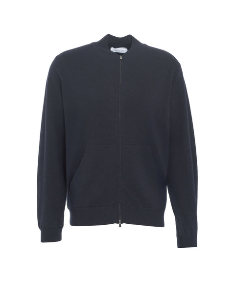 Giacca bomber in maglia