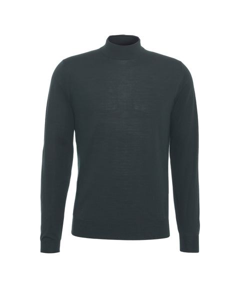 Maglione in maglia con collo alto