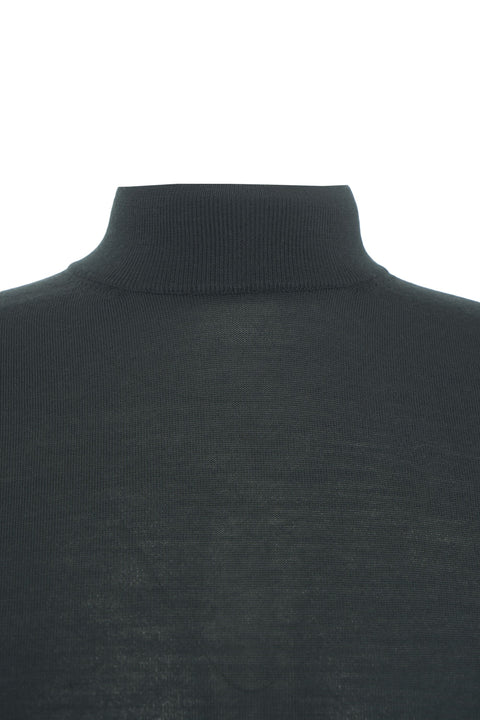 Maglione in maglia con collo alto