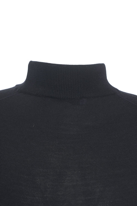 Maglione in maglia con collo alto