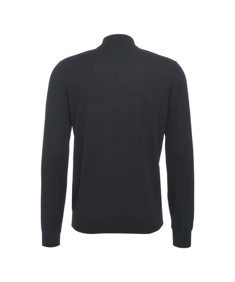 Maglione in maglia con collo alto