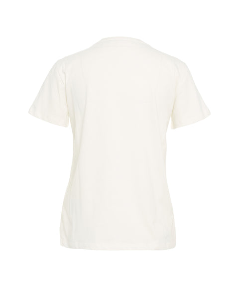 T-Shirt mit Paillettenapplikation