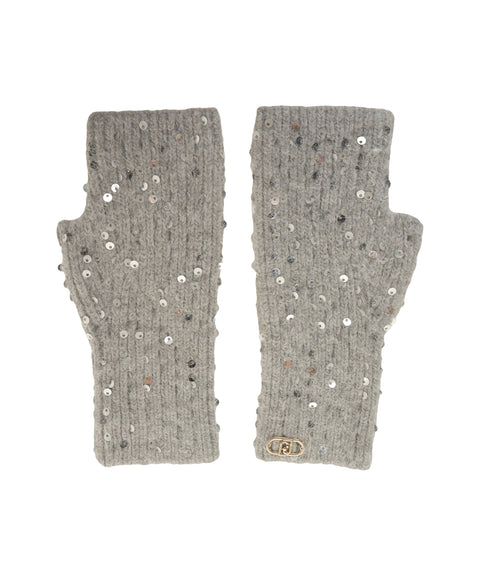 Handschuhe mit Pailletten