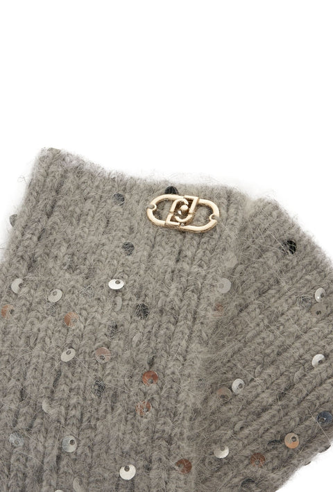 Handschuhe mit Pailletten