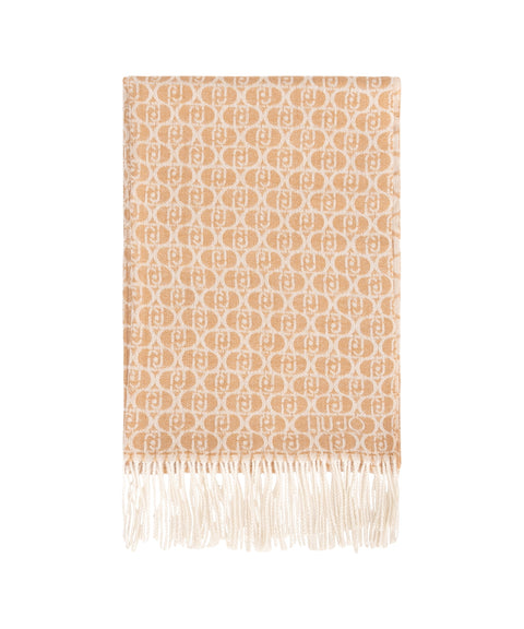 Sciarpa con motivo logo