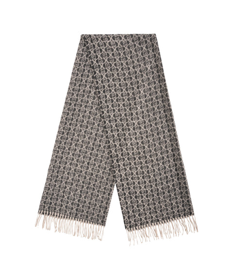 Sciarpa con motivo logo