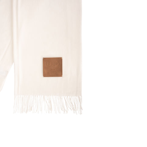 Sciarpa con dettaglio frange