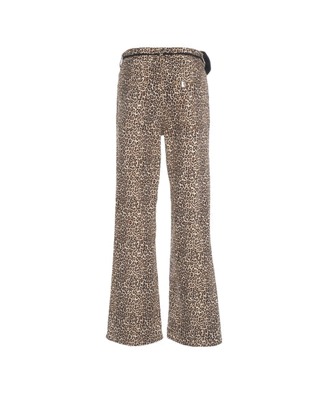 Hose mit Animal-Print