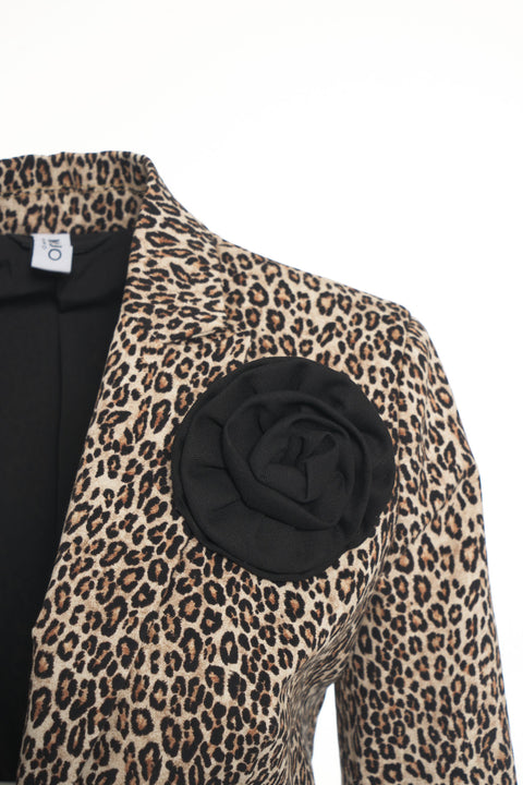 Blazer mit Animal Print