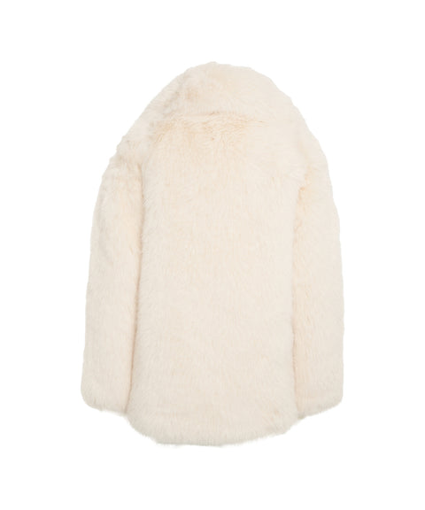 Cappotto in eco pelliccia