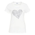 T-shirt con applicazione di strass