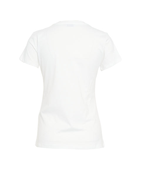 T-Shirt mit Strass-Applikation