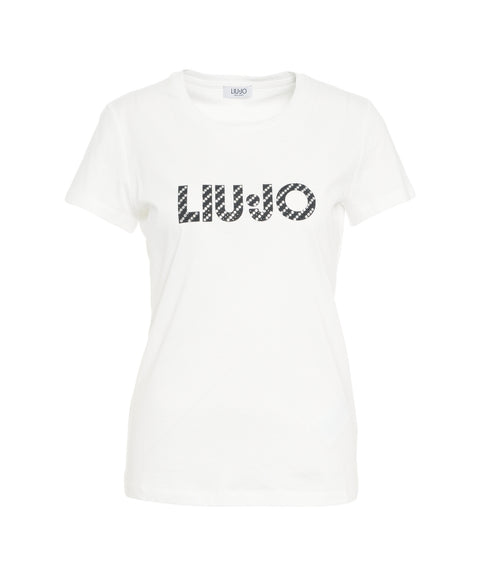 T-Shirt mit Logodruck