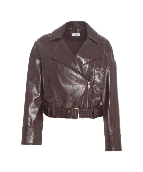 Faux Leather Jacket