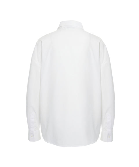 Blusa con applicazione strass