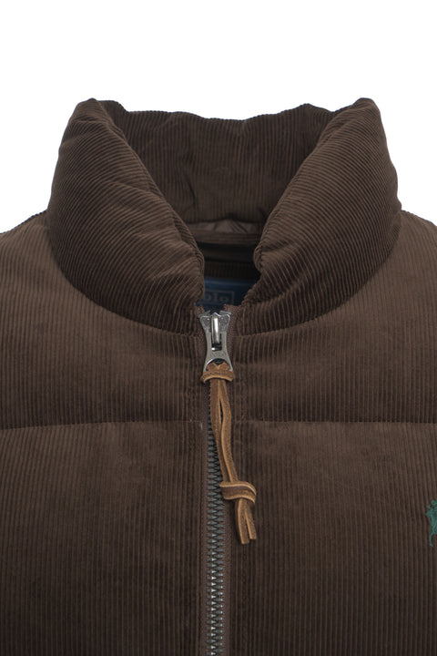 Pufferjacke aus Cord