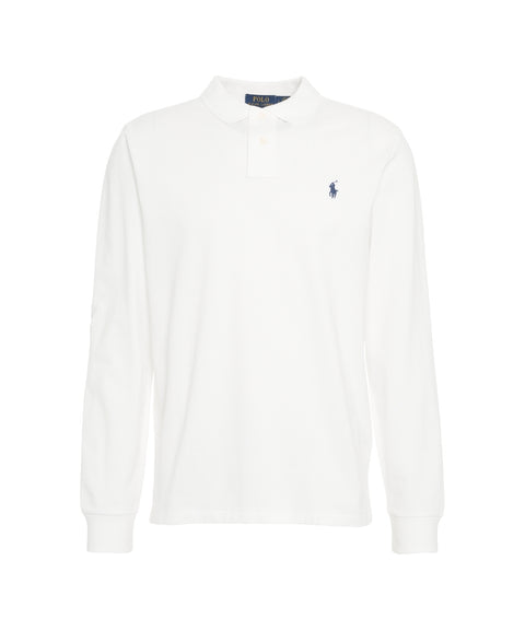 Langärmeliges Poloshirt