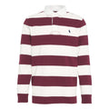 Striped polo shirt
