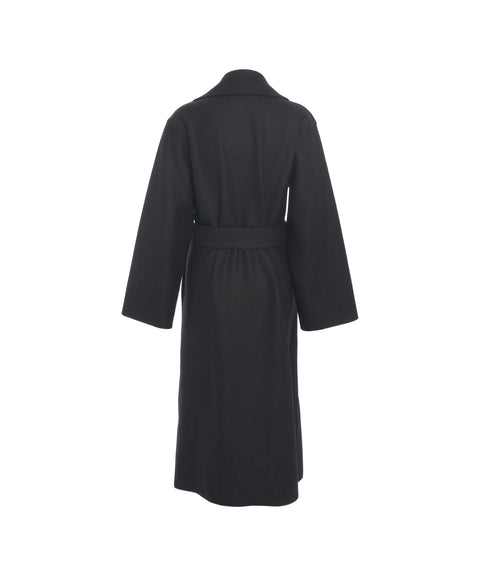 Cappotto con cintura in vita