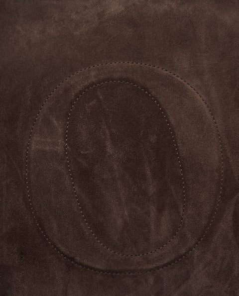 Shopper in pelle scamosciata