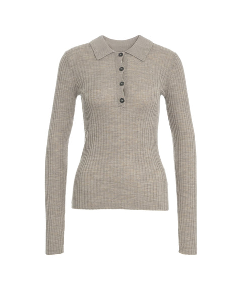 Maglione con colletto polo 'Cadee'