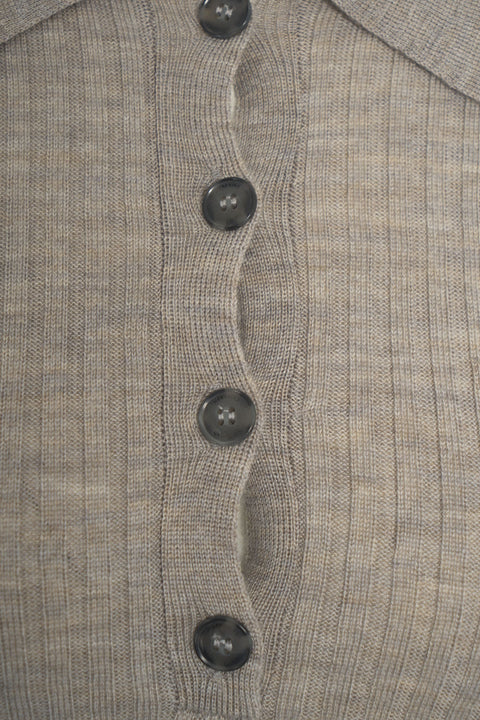 Maglione con colletto polo 'Cadee'