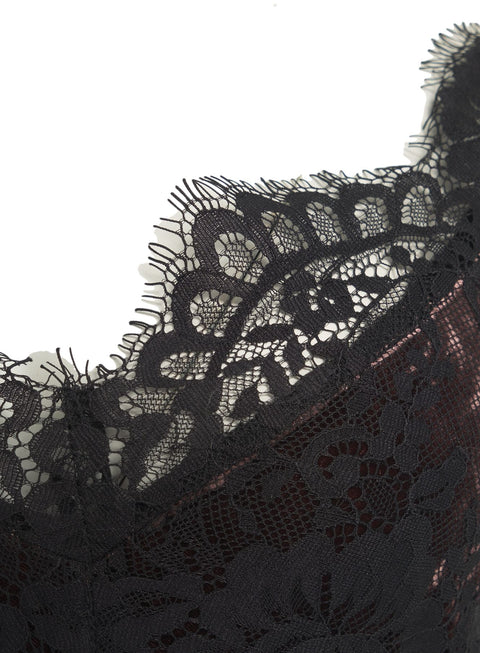 Abito maxi in velluto 'Micke'