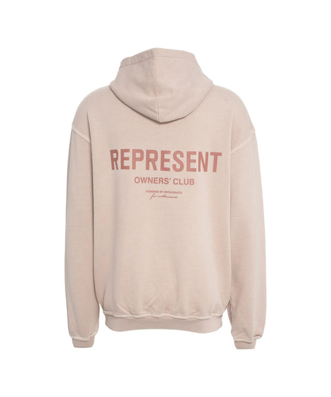 Felpa con cappuccio e logo