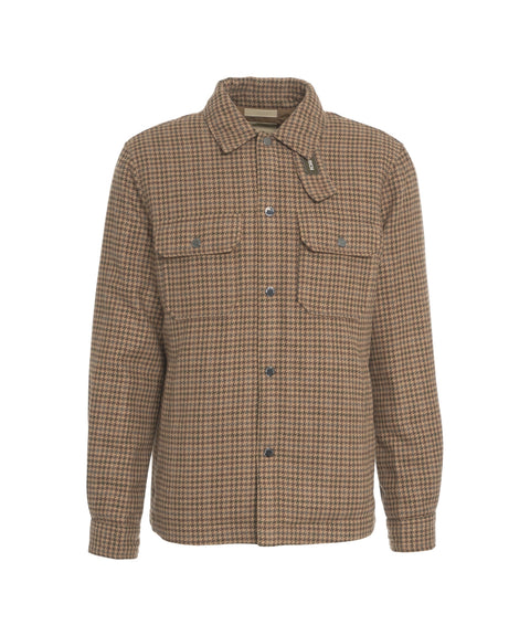 Jacket with heathered finish