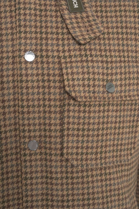 Jacket with heathered finish