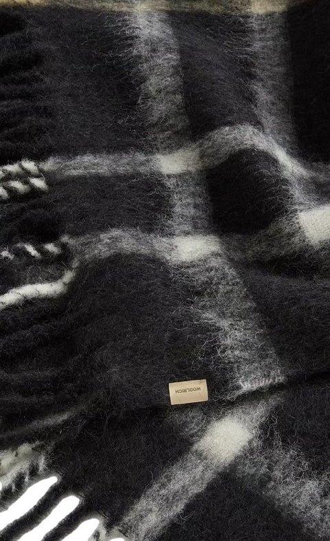 Poncho mit Fransendetails