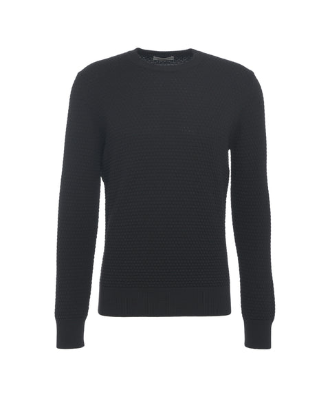 Maglione in maglia con scollo rotondo