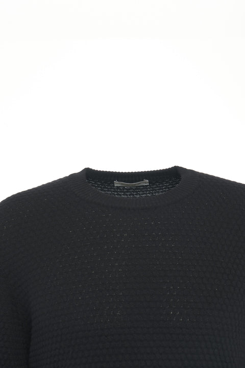 Maglione in maglia con scollo rotondo