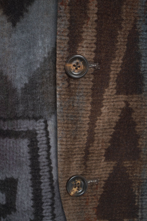 Blazer con stampa patchwork 'Lusandro'