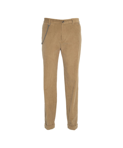 Cordhose mit Kettendetail