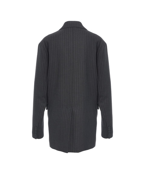 Blazer mit Nadelstreifen