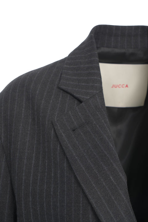 Blazer mit Nadelstreifen