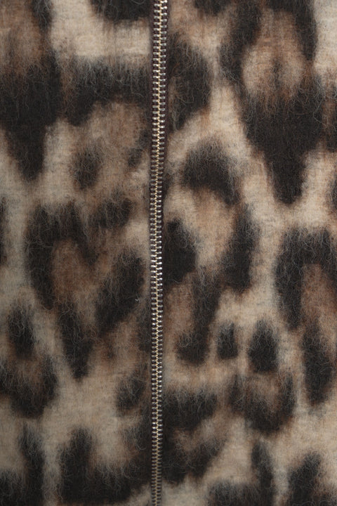 Cappotto con stampa animalier