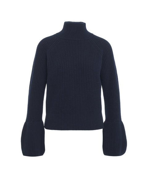 Wool turtleneck sweater