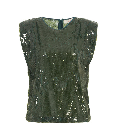 Top con paillettes