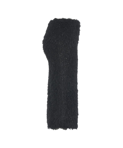 Midirock aus Stricktextil