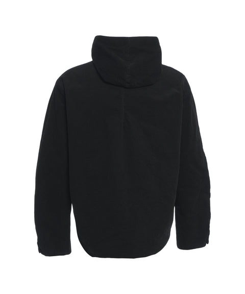 Cordjacke mit Kapuze