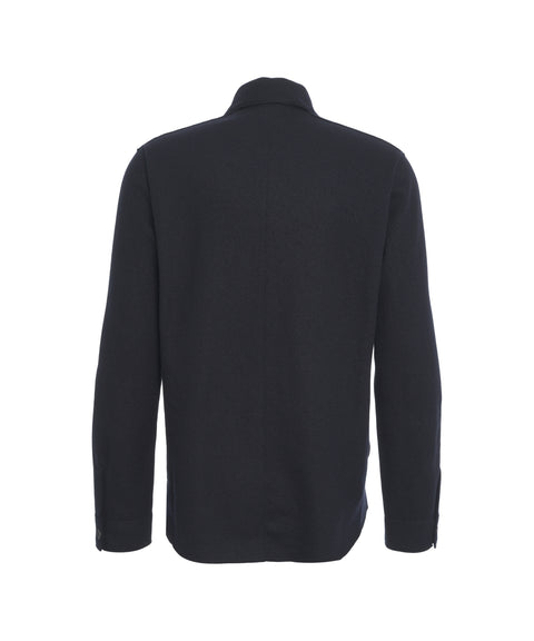 Overshirt aus Schurwolle