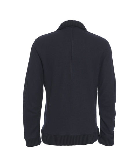 Cardigan con collo a scialle