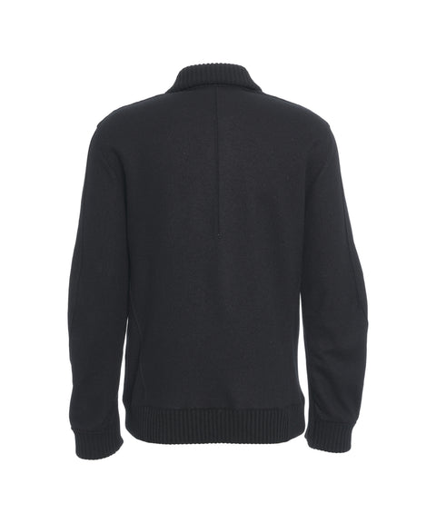 Strickjacke mit Schalkragen