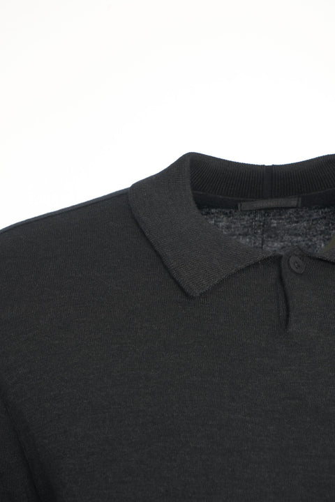 Poloshirt aus Wollgemisch