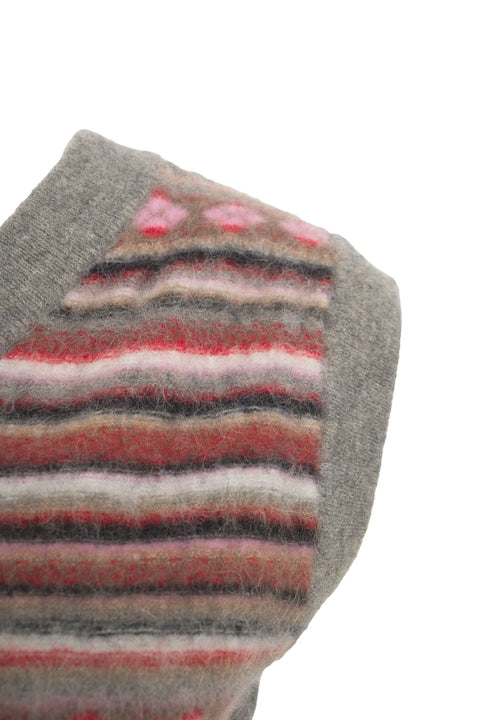 Strickweste mit Muster