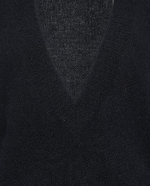 Pullover mit V-Ausschnitt